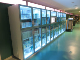 Armario Guardian en logística sanitaria instalado en un hospital